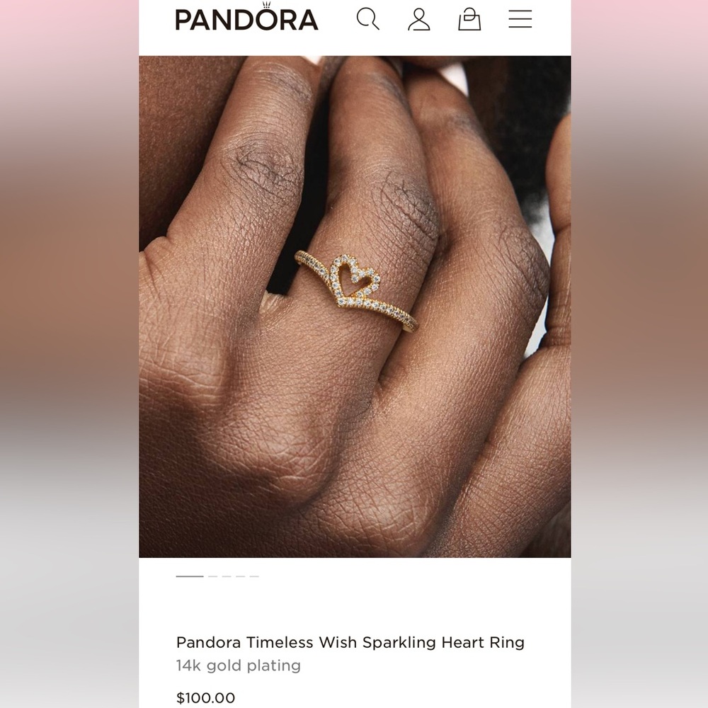 Pandora Gold Ring #3